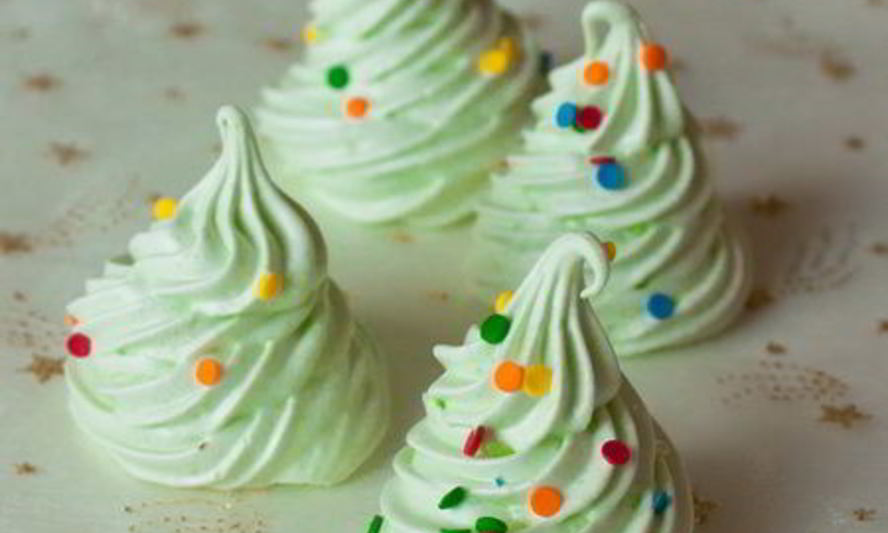 Рецепт безе елочки