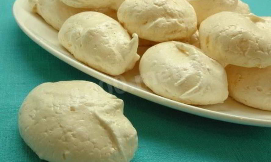 Рецепт безе с кокосовой стружкой