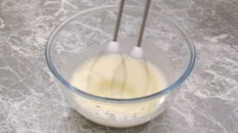 безе с кремом и фруктами