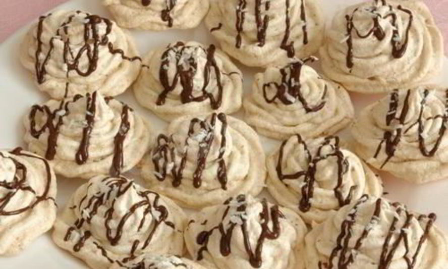 Рецепт миндально-кокосовых безе