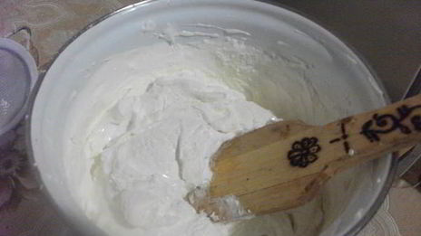 торт-безе рождественский венок