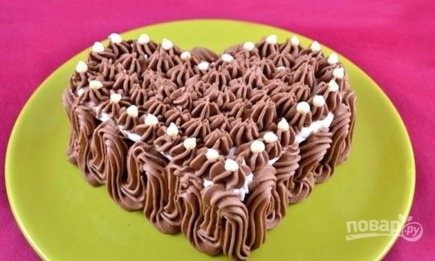 Рецепт тортика безе в шоколаде