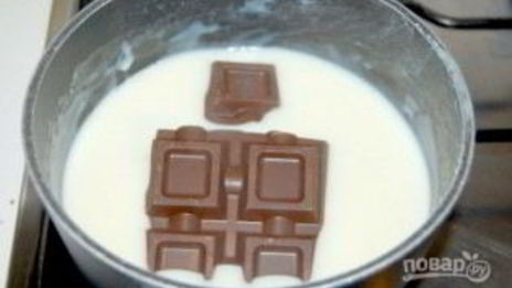 тортик безе в шоколаде