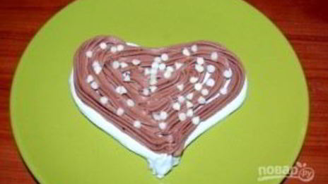 тортик безе в шоколаде