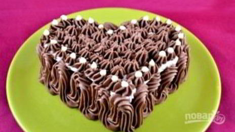 тортик безе в шоколаде