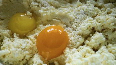 творожные булочки с начинкой безе