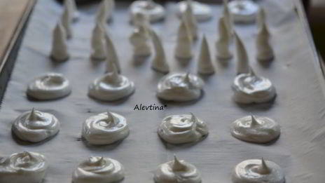 украшения из безе с шоколадом