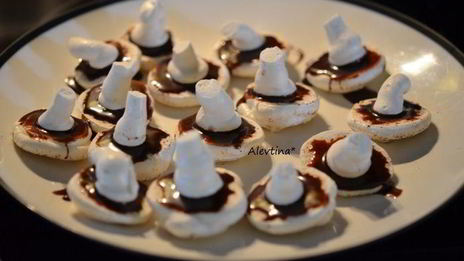 украшения из безе с шоколадом