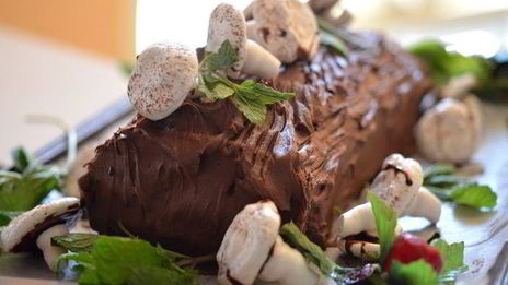 украшения из безе с шоколадом