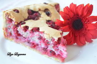 Ягодный торт-безе