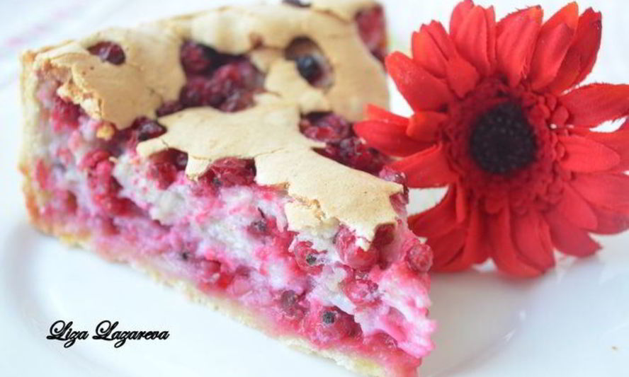 Рецепт ягодного торта-безе