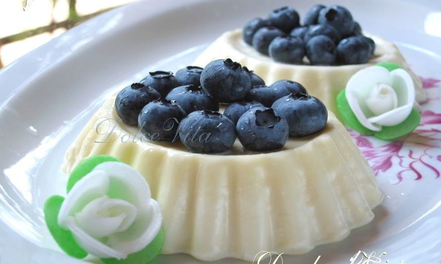 Рецепт десерта баварезе с белым шоколадом