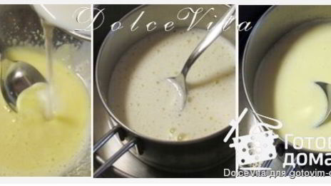 десерт баварезе с белым шоколадом