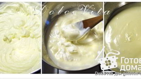 десерт баварезе с белым шоколадом