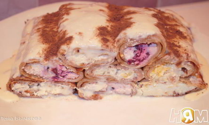 Рецепт десерта три желания блинный