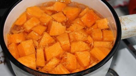 десерт тыква с яблочком