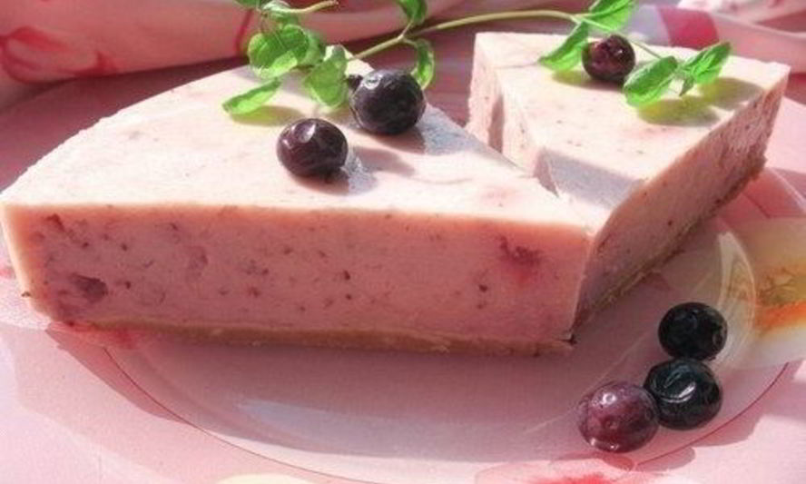 Рецепт десерта ягодно-йогуртовый без выпечки