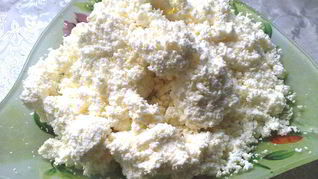 Домашний творог из кислого молока