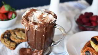 Густой горячий шоколад