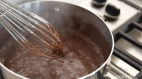 густой горячий шоколад