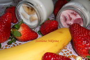 Йогурт фруктовый домашний в йогуртнице