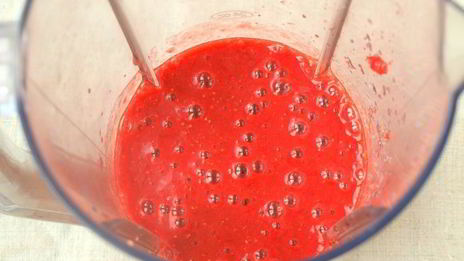 клубничный сорбет