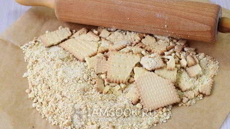 колбаса шоколадная из печенья со сгущенкой