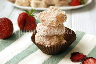 Домашние клубничные конфеты