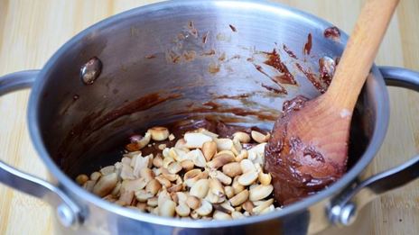 домашние конфеты с арахисом