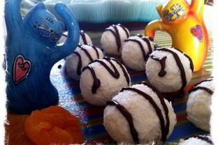 Конфета из творога с курагой