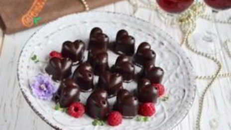 конфеты чизкейк в шоколаде