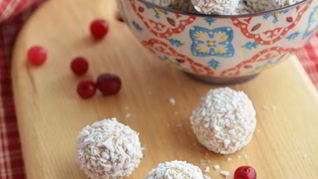 Конфеты из камы с белым шоколадом