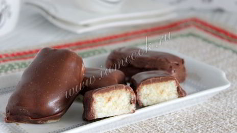 конфеты с кокосом