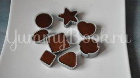 конфеты шоколадно-желейные