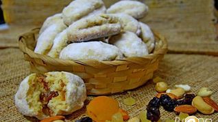 Творожные штолленовые конфеты