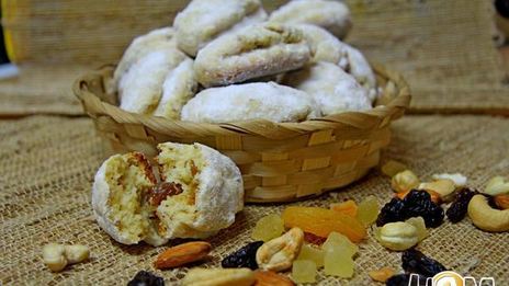 творожные штолленовые конфеты