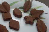 Замороженные шоколадные конфеты без сахара