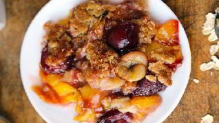 Крамбл с овсяными хлопьями