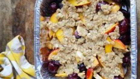 крамбл с овсяными хлопьями