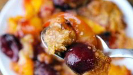 крамбл с овсяными хлопьями