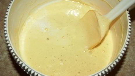 бисквит на горячем молоке со сметанно-йогуртовым кремом