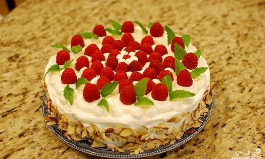 Рецепт бисквита с белковым кремом