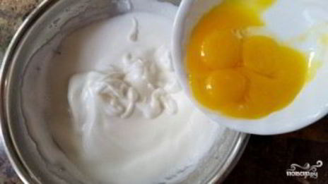 бисквит с белковым кремом