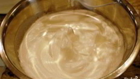 бисквит с белковым кремом