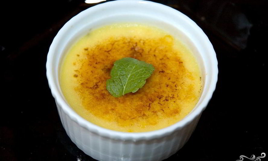 Рецепт черничного крем-брюле