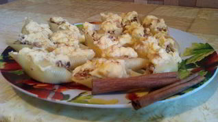 Десертные ракушки с кремом