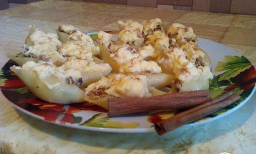 Рецепт десертных ракушек с кремом