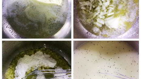 хлебные равиоли в курином креме