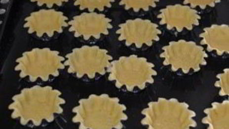 корзиночки с белковым кремом