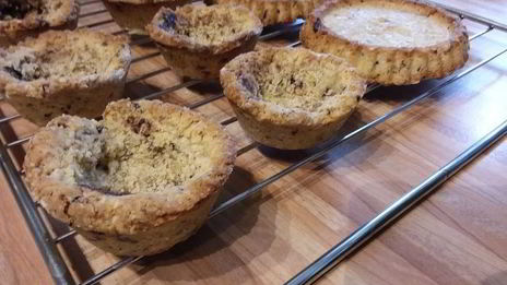 корзиночки с ванильным кремом и свежими ягодами